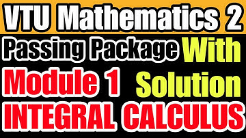 VTU 2nd Sem Maths Module 1 Integral Calculus Important Questions With Solution