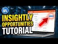 How to enable Insightly CRM to manage opportunities - Easy Tutorial