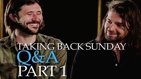 Taking Back Sunday - The PV Fan Q&A Hosted By The Used