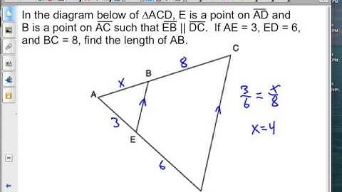 11 7 Proportions and Parallel Lines