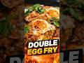 Spicy Double Egg Fry – Restaurant Style! #asmr #food #shorts