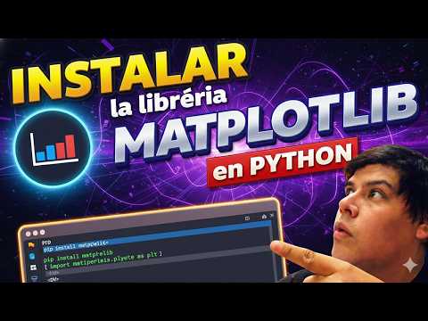 como INSTALAR la libreria MATPLOTLIB en PYTHON 🚀