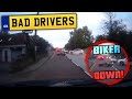 UK Dash Cam | Poor BIKER GOES FLYING... | Bad Drivers #123