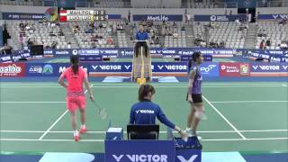 Victor Korea Open 2015 | Badminton SF M4-WD | Mah/Pol vs Luo/Luo