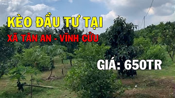 Kèo đầu tư không thể bỏ qua tại xã Tân An, Vĩnh Cửu #ĐSVC14