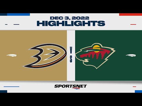 NHL Highlights | Ducks vs. Wild - December 3, 2022