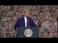 President Trump Delivers Remarks to Troops at Al Udeid Air Base, May 15, 2025