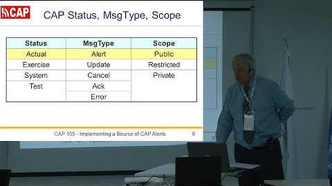 CAP 105 Implementing a Source of CAP Alerts (EN)