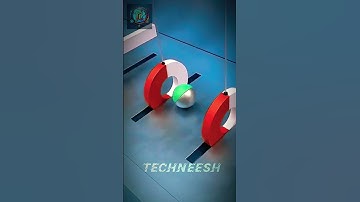 Synchronized Pendulum motion graphics in blender 3D animation #shorts