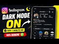 Instagram dark mode kaise kare | How to enable dark mode on instagram new update 2026