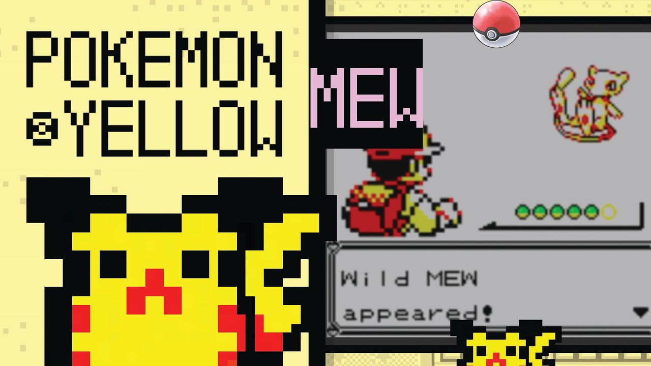 How To Catch Mew In Pokemon Yellow! Works On 3DS Version Too! 