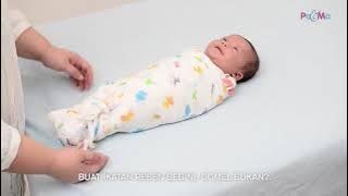 2 Minit Bersama Pa&Ma: Cara Bedung Bayi