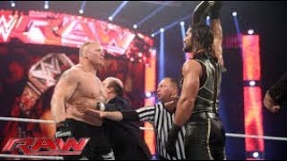 Seth Rollins vs Brock Lesnar  WWE World Heavyweight Championship Full Match Raw March highlights