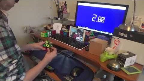 3.69 Pyraminx TeamBLD UWR Average with 1.34 UWR Single with Livia!