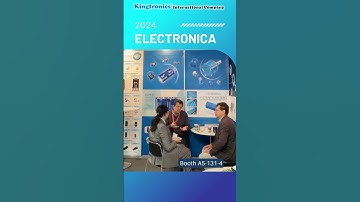 Don’t Miss Out! Kingtronics Shines at electronica 2024! #Kingtronics #electronica2024