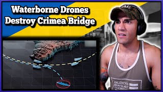 Ukrainian Sea Drones Destroy Crimea Bridge - Marine reacts by Combat Arms Channel 112,870 views 3 months ago 31 minutes