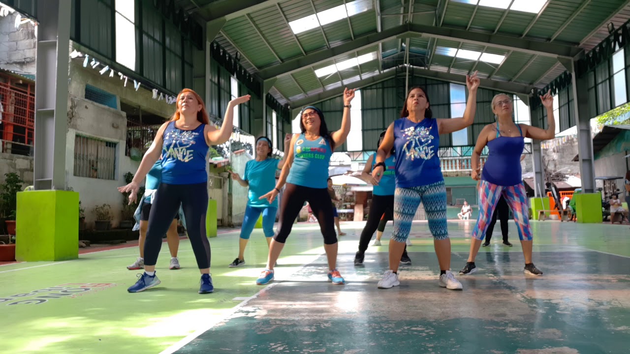 zumba gold in blue mode 12 dancing in the street
