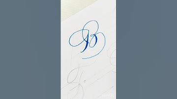Letter "B" in Spencerian Script #shorts#shortsfeed #calligraphy#spencerian #trending#art#satisfying