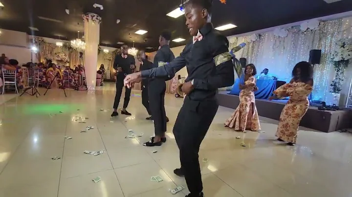 BEST CONGOLESE WEDDING DANCE (BENJAMIN AND JEANNET...