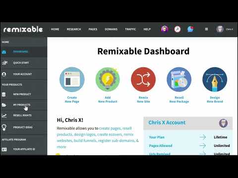 Remixable review and demo video preview