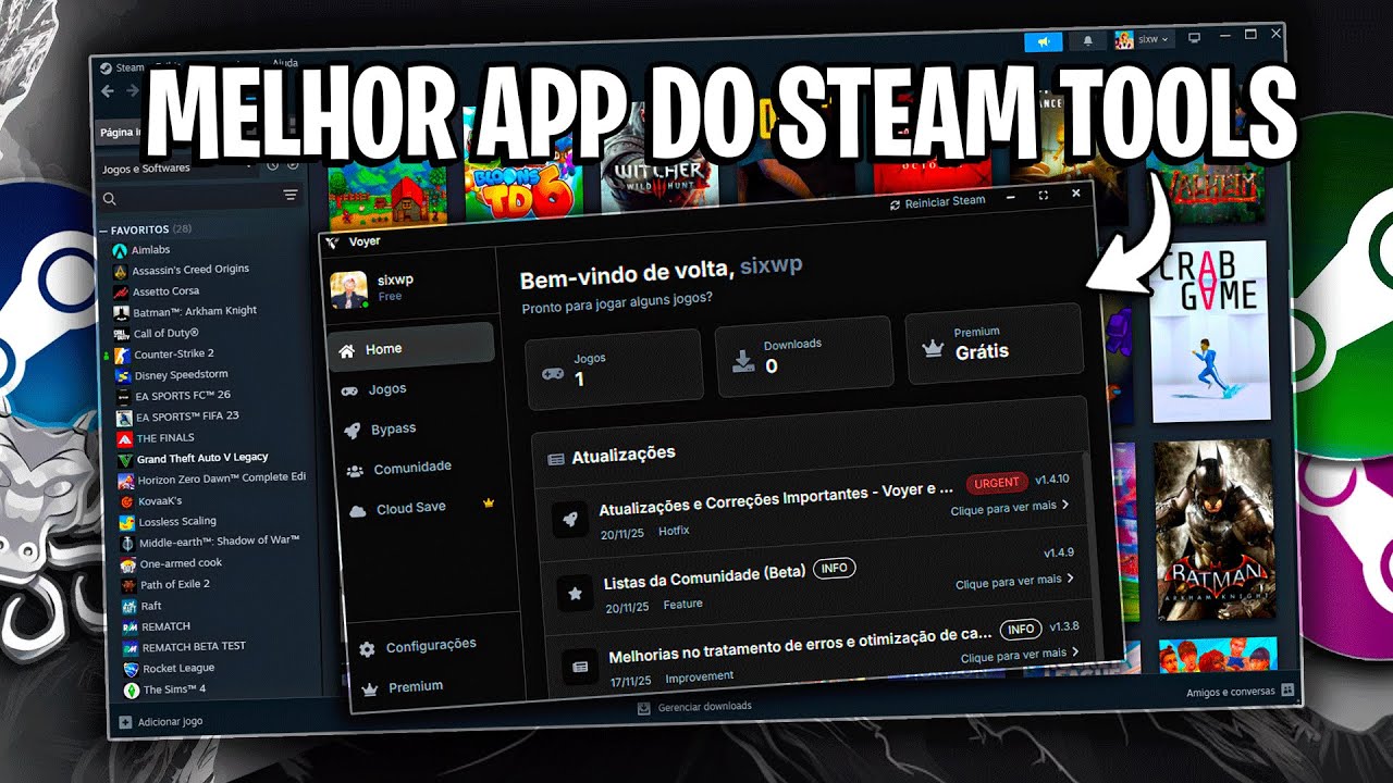 Steam Tools Tutorial ESSA é a MELHOR ferramenta do STEAM TOOLS! - VOYER - YouTube