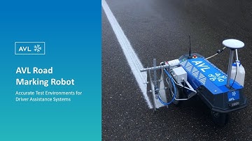 Accurate Test Environment for Driver Assistance Systems | AVL Road Marking Robot
