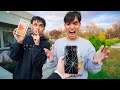 BREAKING My Twin Brother's Phone, Then Surprising Him With A iPhone 12