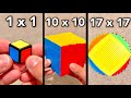 Rubik’s Cubes From 1x1 to 19x19