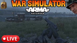 ARMA REFORGER LIVE | PVE WAR SIMULATOR | We We're Soldiers Op (Come Join)