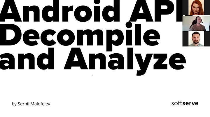 Android APK Decompile and Analyze by Serhii Malofeiev (Eng)