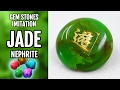 DIY Polymer Clay Realistic Natural Jade Gemstone. Gemstone imitation technique. VIDEO Tutorial!