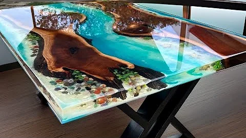 Process of Making  Epoxy Table