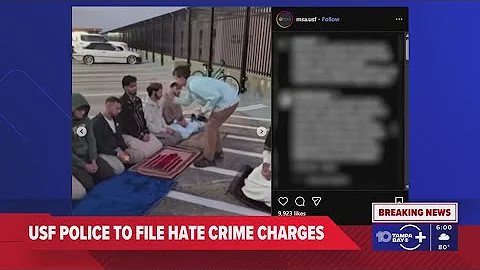 Hate crime charges filed against 2 men accused of harassing USF Muslim students during prayer