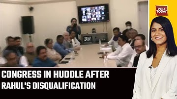 Watch Direct Visuals From Congress Hq As Rahul Gandhi Disqualified As Wayanad MP