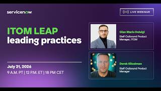 ITOM Academy: ITOM LEAP Leading Practices