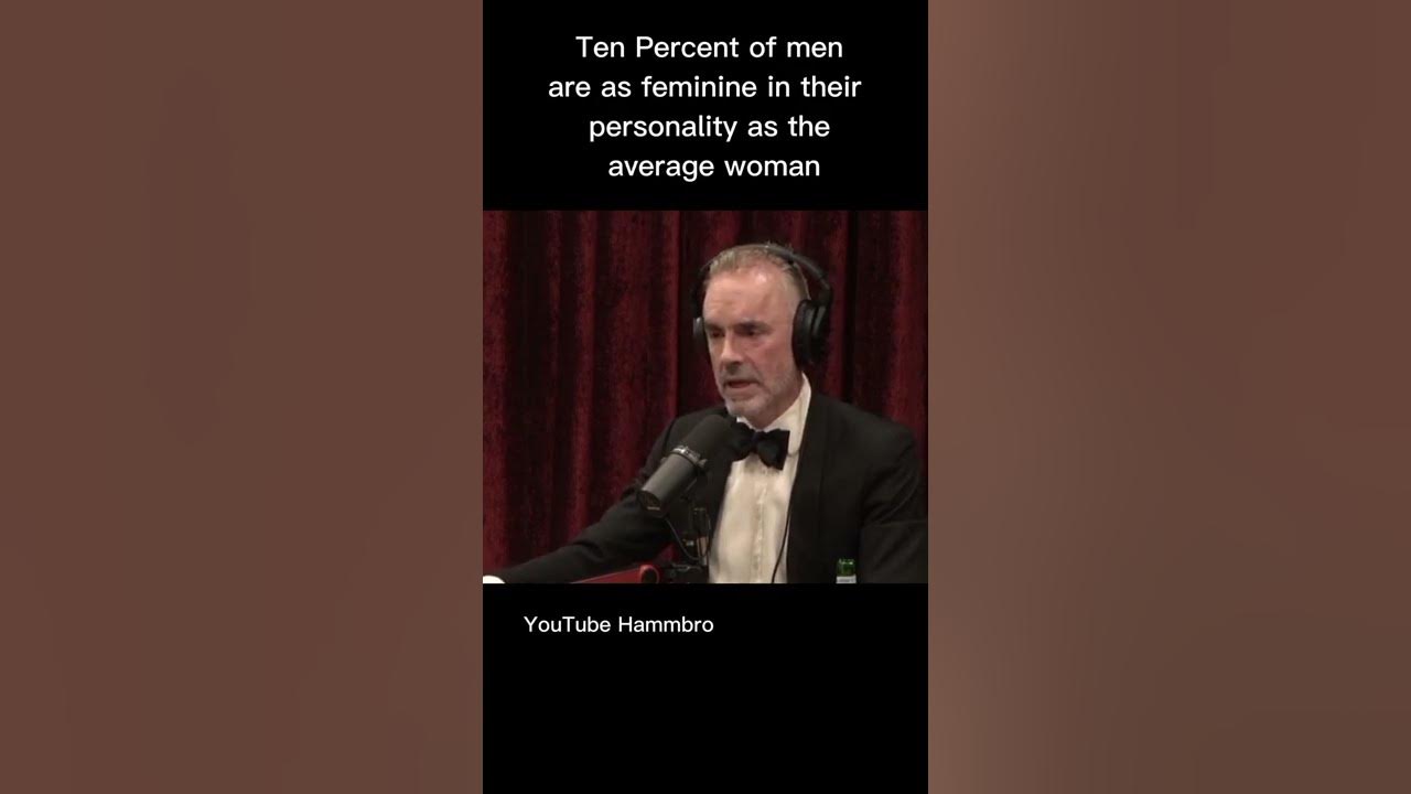 Dr Jordan Peterson Men and Women Personality traits - YouTube