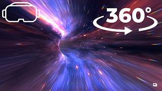 Flying in a wormhole in 360°/VR [4K]