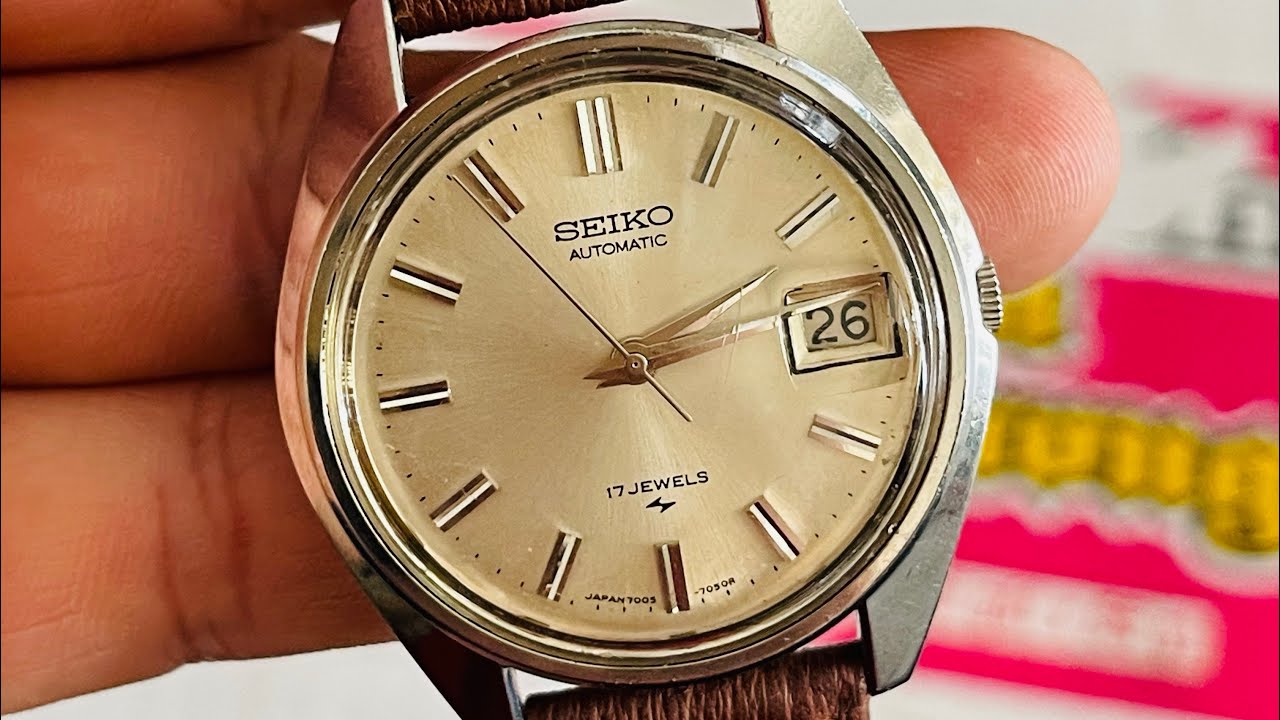 đồng hồ seiko automatic 17 jewels(đã bán rồi) - YouTube