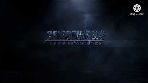 Youtube intro. Cinematic  smoke of thunder and lightning intro in KineMaster  || PixelLab .