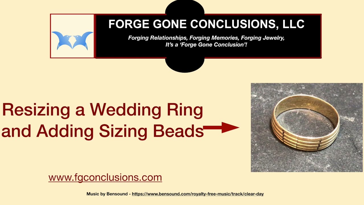 How to Make Sizing Beads to Size a Ring Down - How-To Video