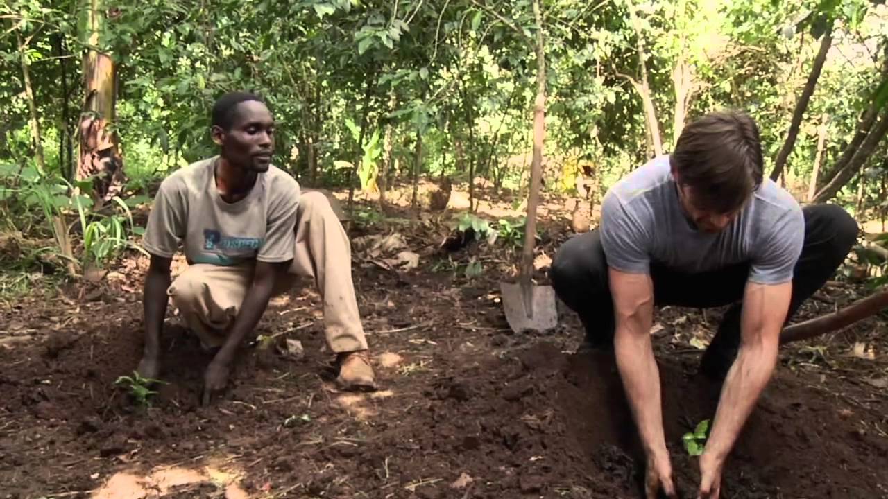 Hugh and Dukale Plant Seedlings - Short Clip from Dukale's Dream with Hugh Jackman