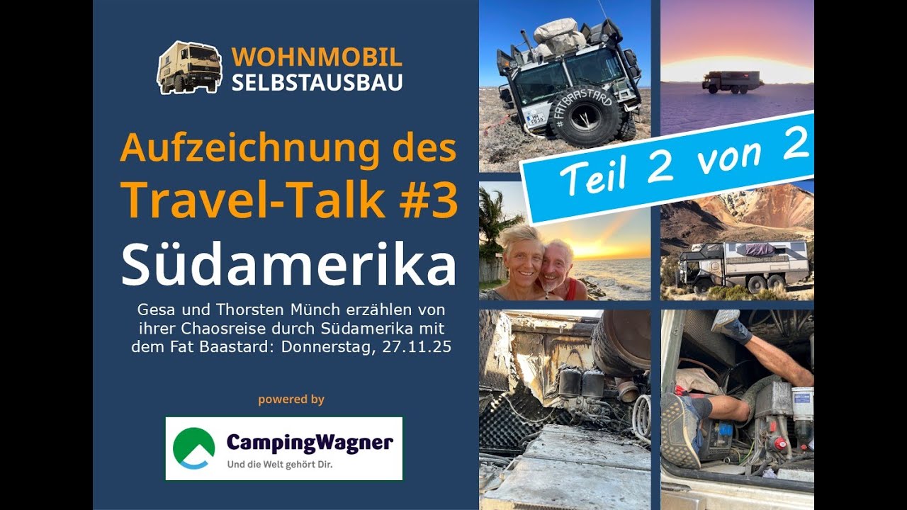 Wohnmobil-Selbstausbau: Gesa und Thorsten erzählen von ihrer Chaosreise durch Südamerika (2)