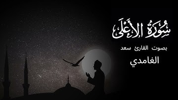 سورة الأعلى بصوت القارئ سعد الغامدي