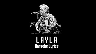 Eric Clapton - Layla (acoustic version) - (karaoke)