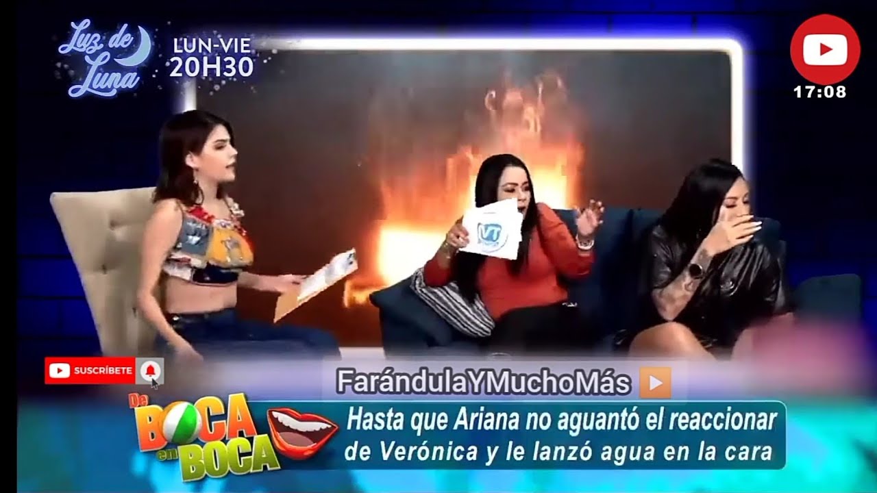 Ariana Mejía Y Verónica Saltos Se Pelearon en Vivo 😱 Le Tiro Agua en la Cara.
