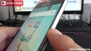 How to Turn On and Off the Samsung Galaxy S6 Basic Tutorials