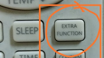 What is Extra Function button Primary use in AC remote ( HINDI)