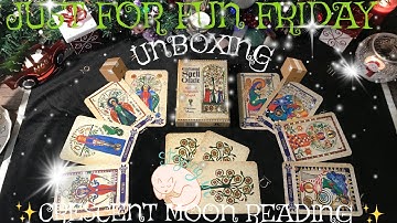 JUST FOR FUN FRIDAY 📦 ENCHANTED SPELL ORACLE: MEDIEVAL HEDGEWITCH MAGICK 📦 | ✨Crescent Moon Reading✨