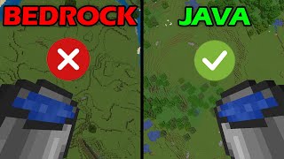 water bucket MLG java vs bedrock screenshot 2