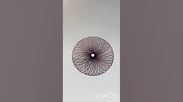 Turning a $1 Spirograph into a Viral Masterpiece  #spirograph #asmr #calm #usa #shorts #viral #art